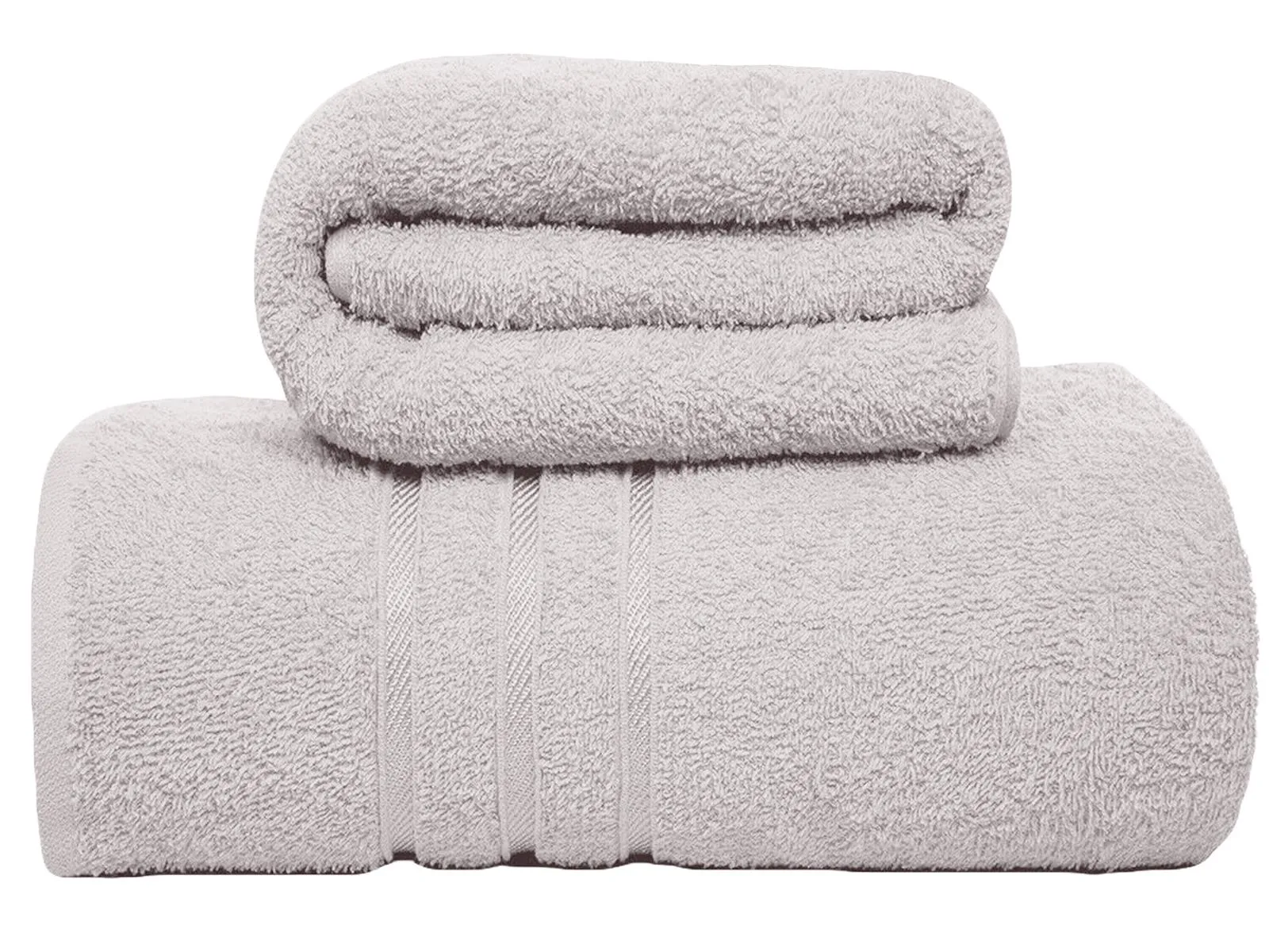 2 Pack Egyptian Cotton Bathroom Towels Set