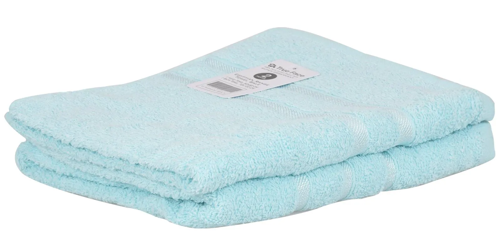 2 Pack Egyptian Cotton Bathroom Towels Set