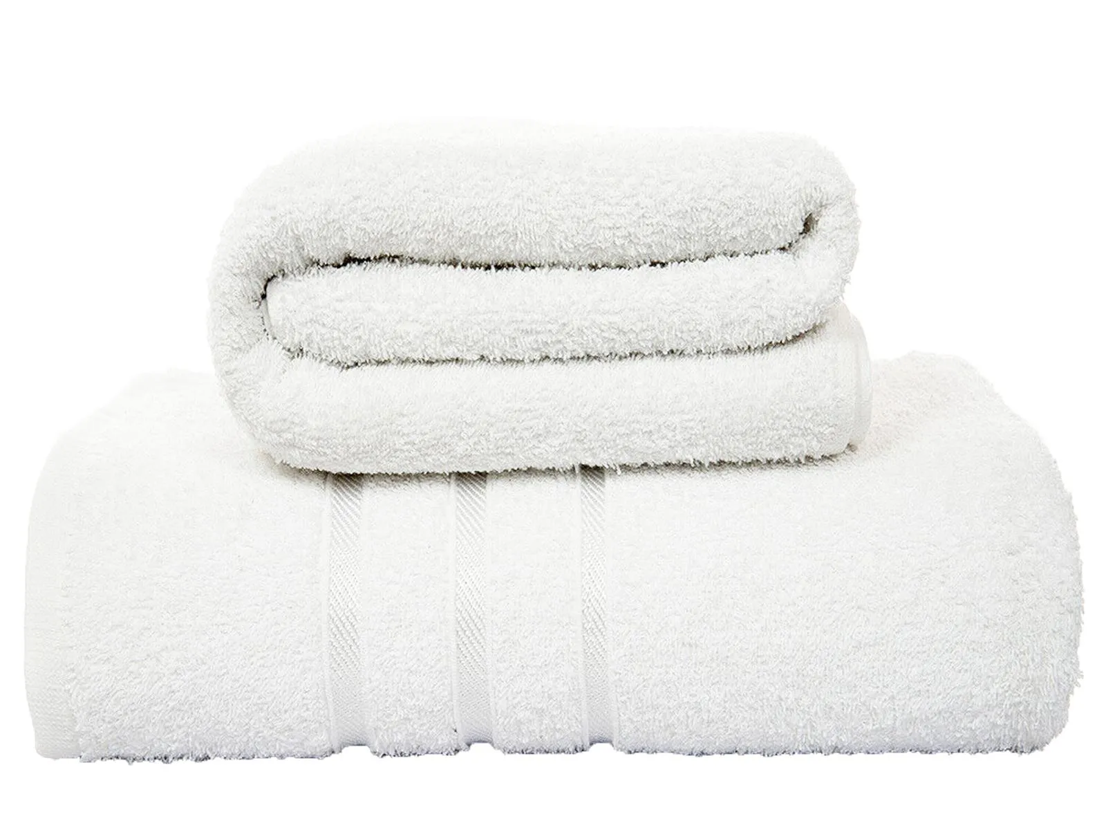 2 Pack Egyptian Cotton Bathroom Towels Set