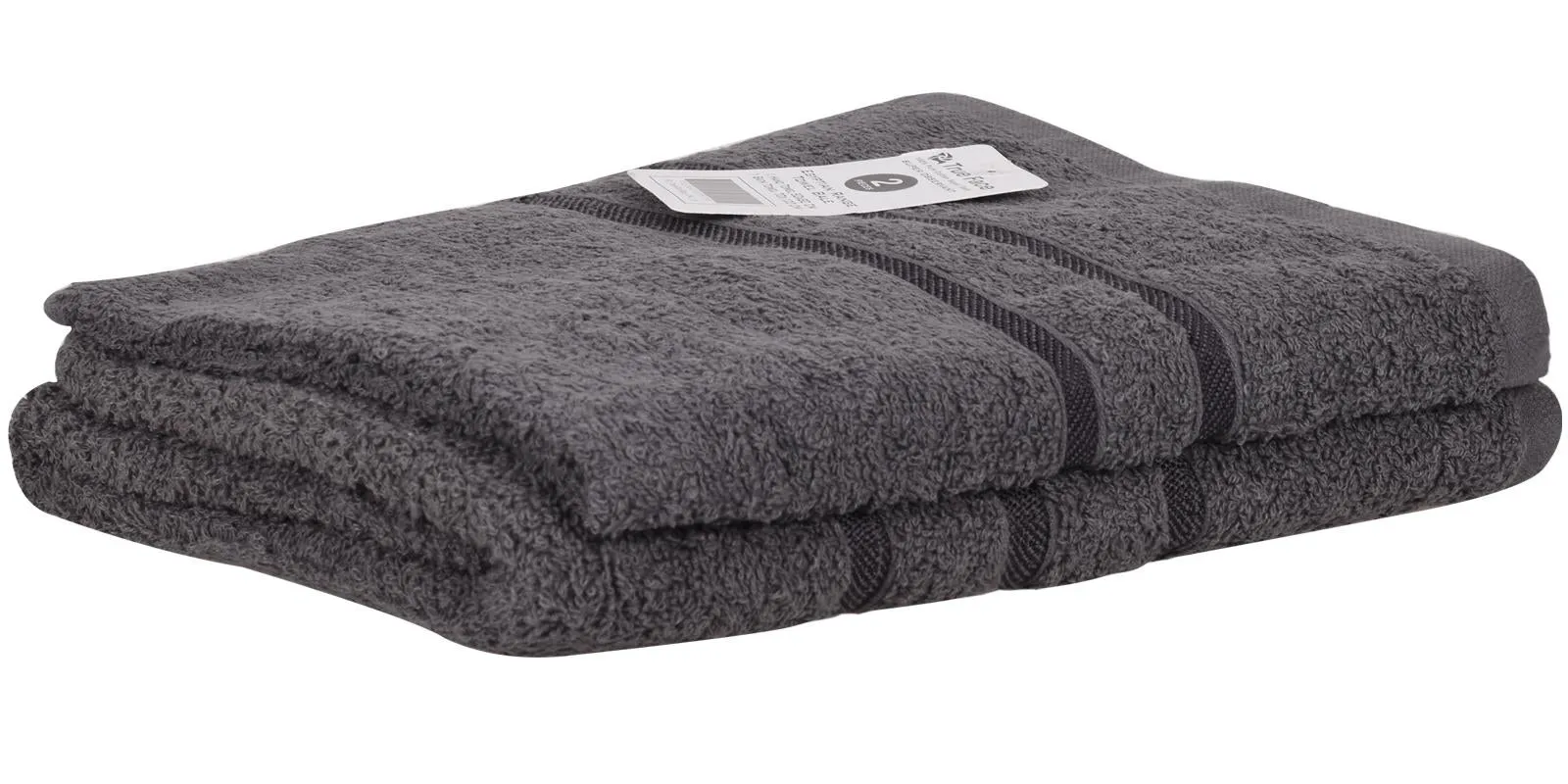 2 Pack Egyptian Cotton Bathroom Towels Set