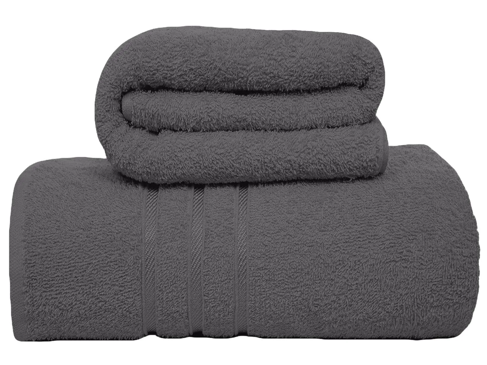 2 Pack Egyptian Cotton Bathroom Towels Set