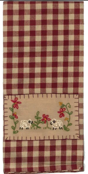 2 Sheep Towel (set of 2)