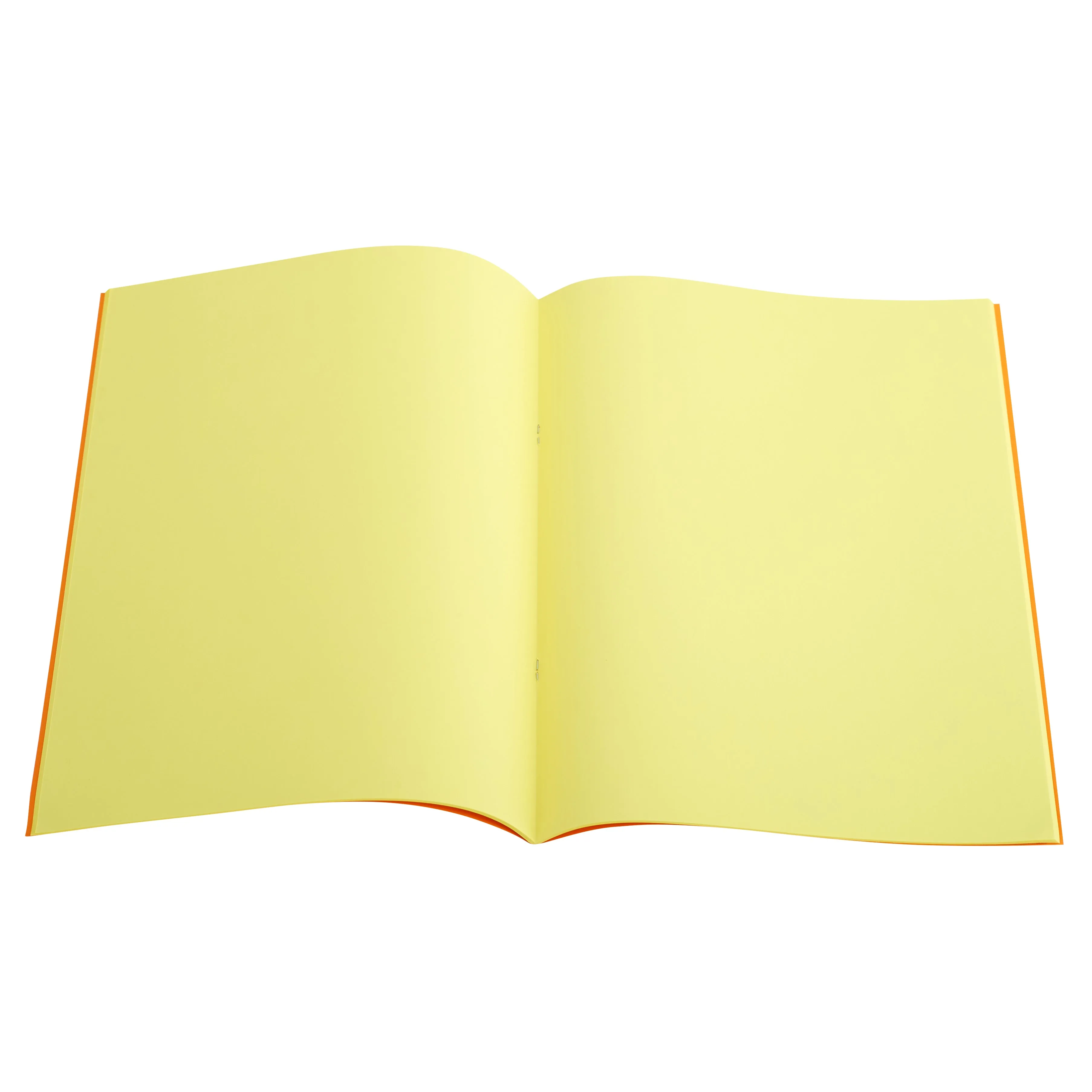 A4 - Plain Tinted Paper - Exercise Books (Orange Cover)