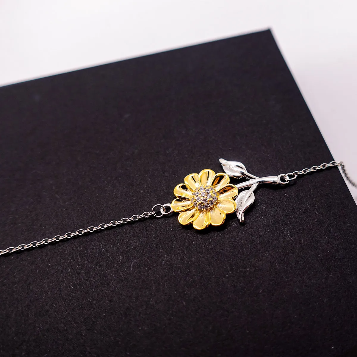 Abuelo Sunflower Bracelet - Live Wisely, Inspirational Gift for Grandpa, Veterans Day, Christmas, Birthday, Confidence