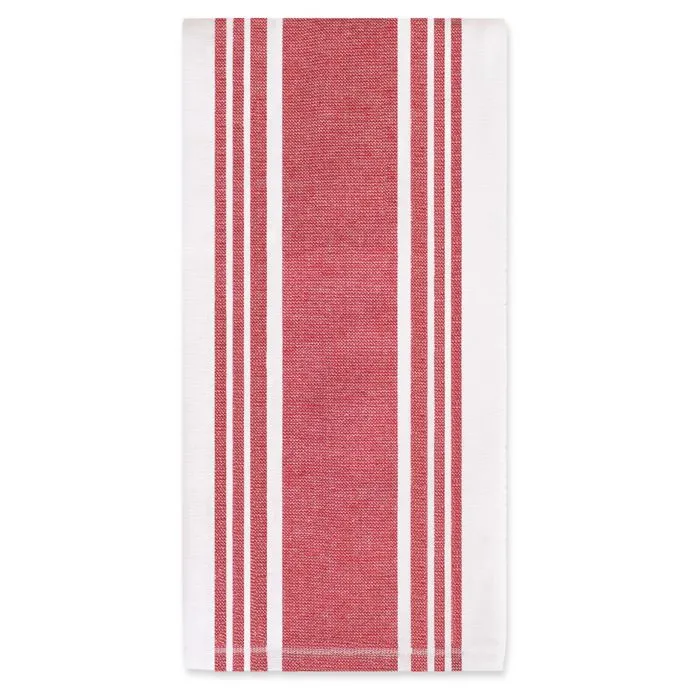 All-Clad Striped Dual Kitchen Towel – Chili