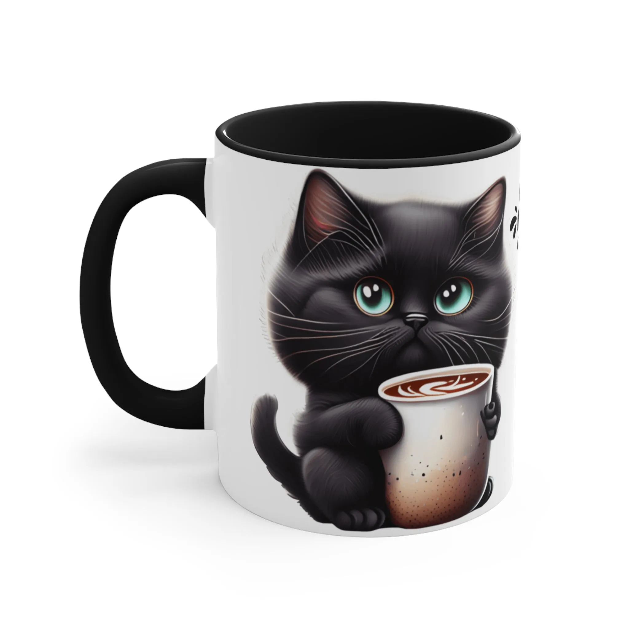 ALL YOU NEED IS COFFEE AND PURR - CAT LOVERS MUG -MUGSCITY - Free Shipping