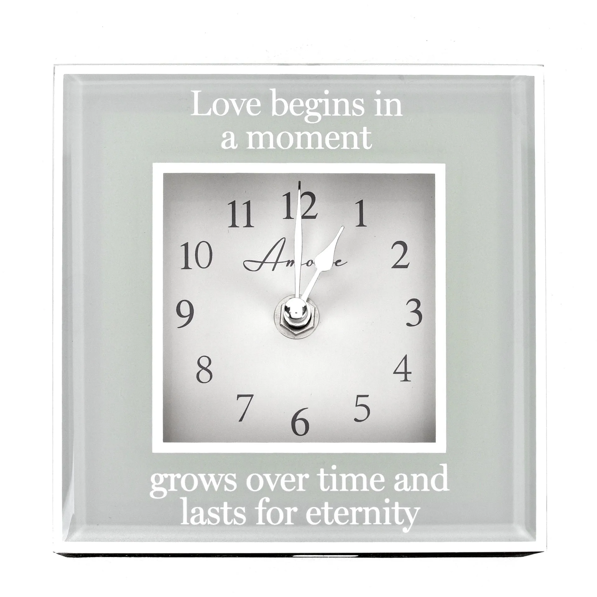 Amore Mirror Border Clock "Eternity"