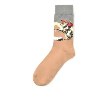 Art Socks Napoleon Crossing the Alps