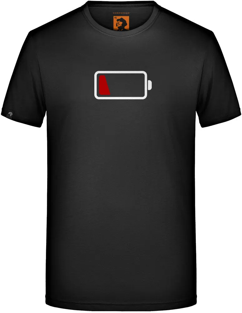 Battery empty ― Men's T-Shirt - Schwarz