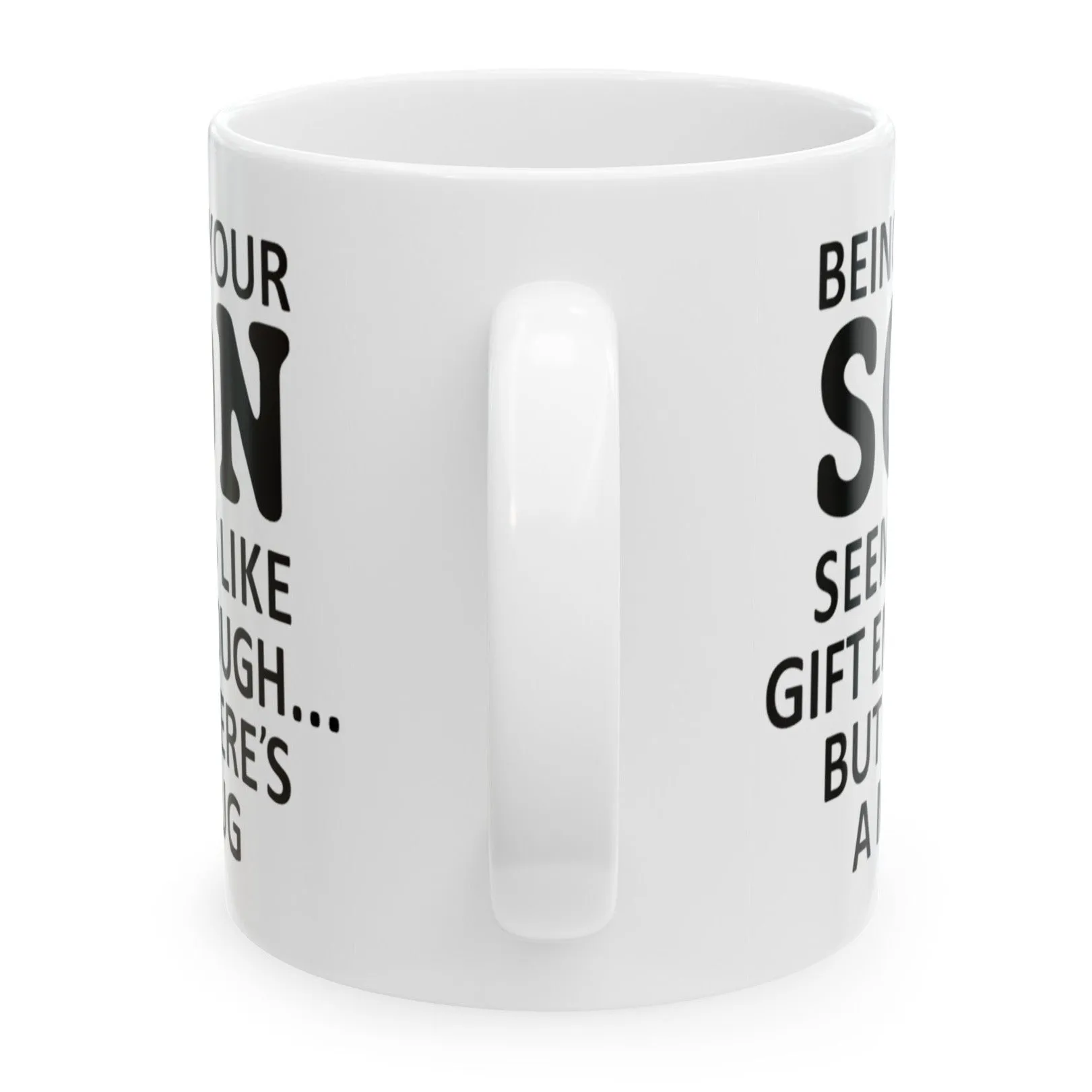 Being Your Son Gifts for Mom from Son, Mom Birthday Christmas Gifts, 11oz Unique Coffee Cup Mug