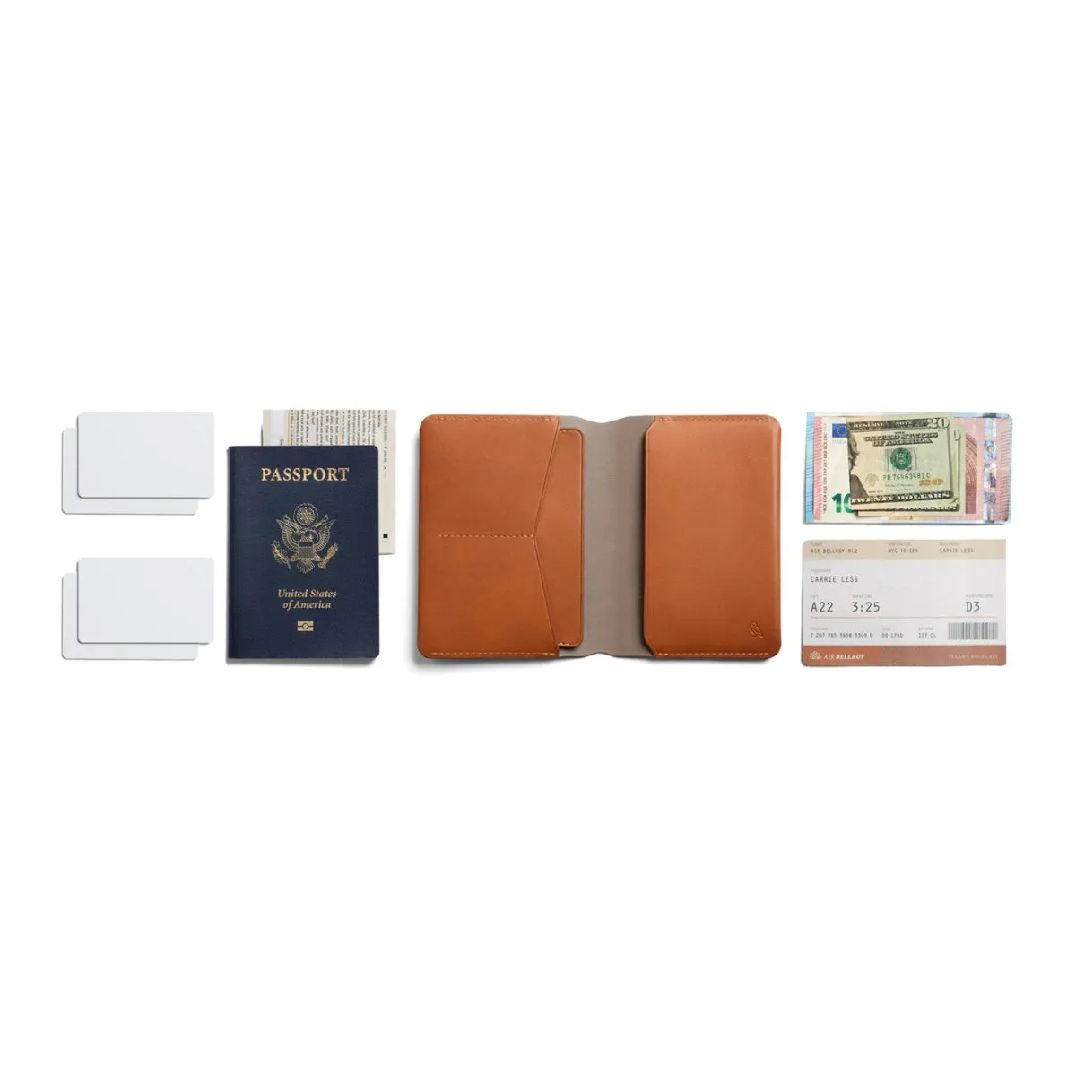 Bellroy Passport Cover in Caramel