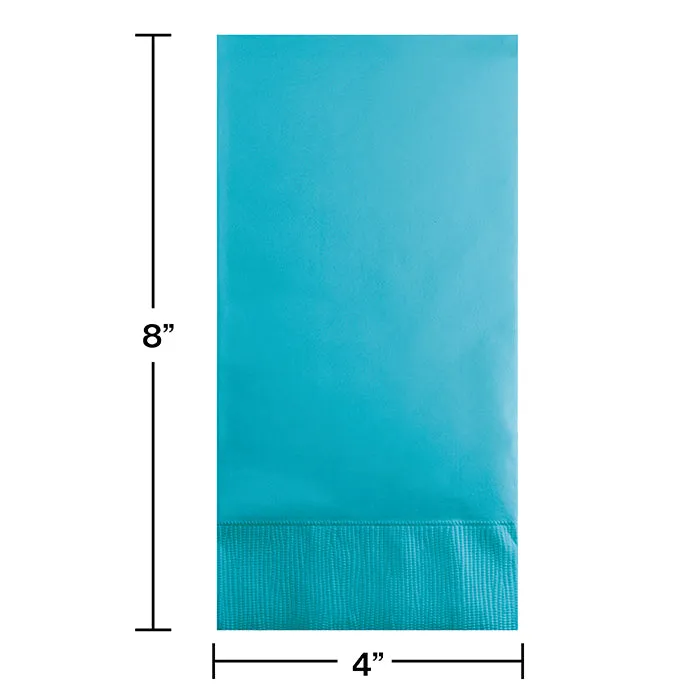 Bermuda Blue Guest Towel, 3 Ply (16/Pkg)