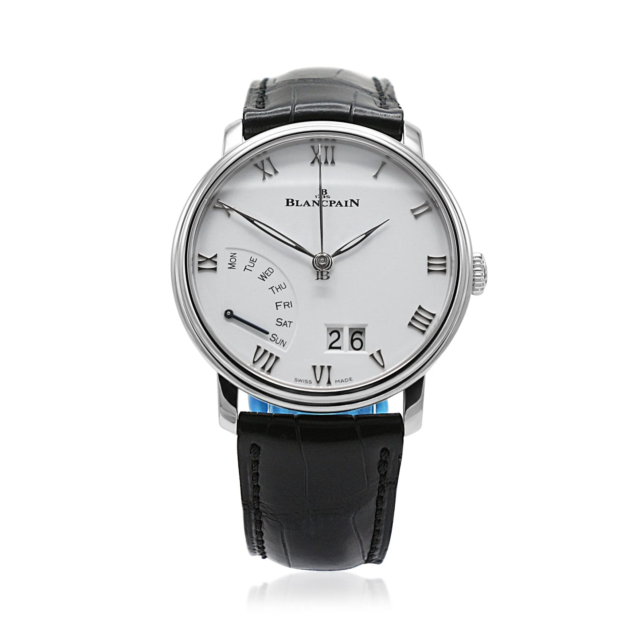 Blancpain Villeret Large Date Jour Retrograde Watch