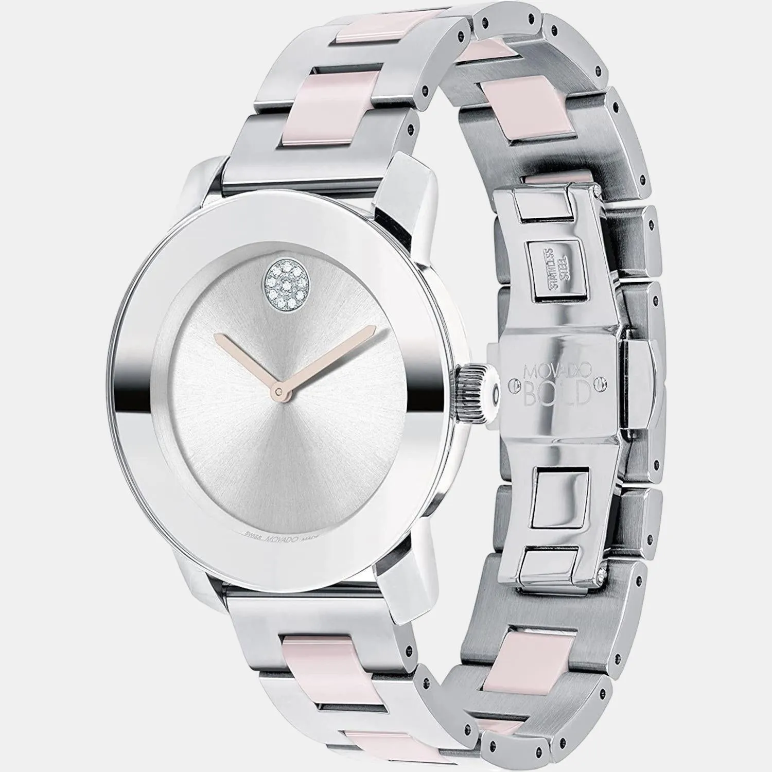 Bold Ceramic Women's Analog Stainless Steel Watch 3600801