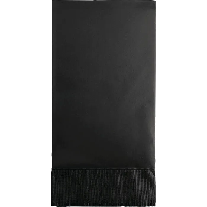 Bulk Black Velvet 3 Ply Guest Towels (192 per Case)