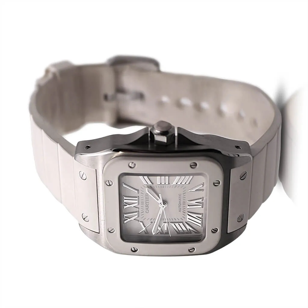 Cartier Santos 100 33mm Steel Automatic Watch