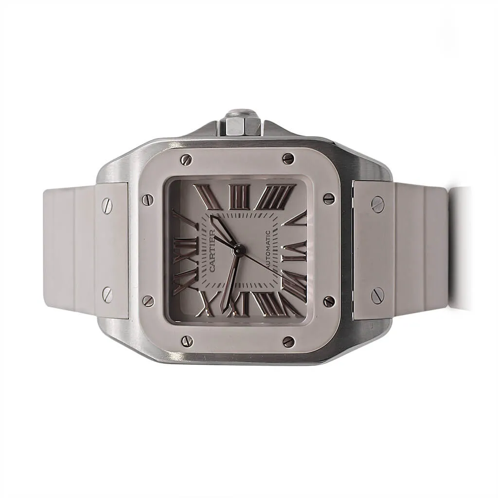 Cartier Santos 100 33mm Steel Automatic Watch