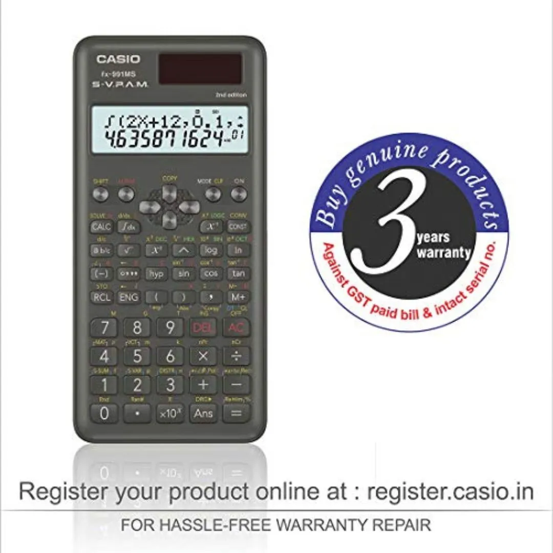 Casio FX991MS Scientific Calculator ( Pack of 1 )