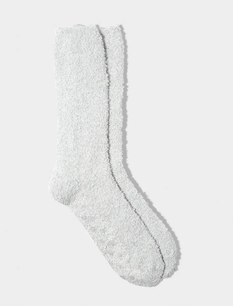 Cozy Bed Socks in Blue Grey