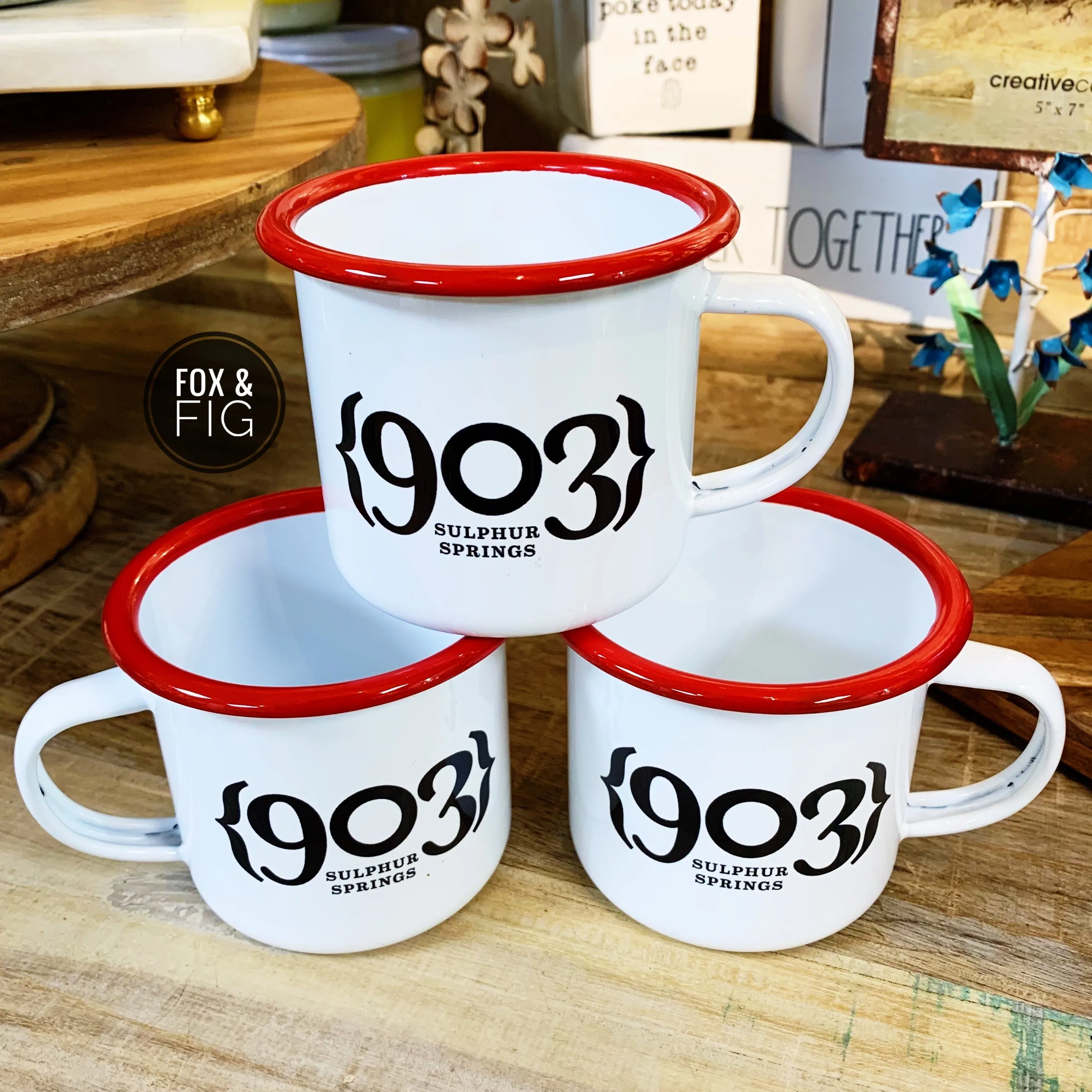 Custom Enamelware and Ceramic Mugs