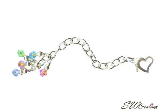 Dazzling Spring Heart Jewelry Necklace Extenders