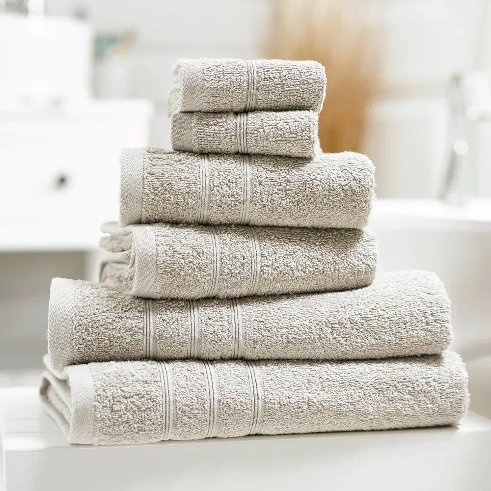 Deyongs 6-Piece Stone Harrison Towel Bale