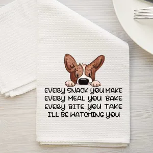 Every Snack you Make Waffle Kitchen Towel