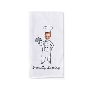 Funny Kitchen Towel Personalized for the Cook