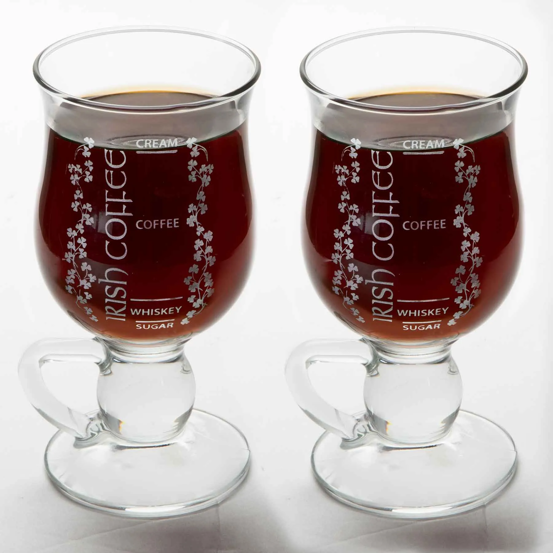 Galway Crystal Irish Coffee Mugs - Set of 2