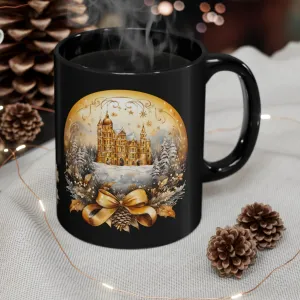 GOLDEN CHRISTMAS TREE AND ORNAMENT MUG - MUGSCITY - Free Shipping