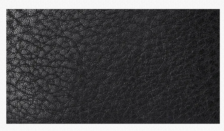 GWA031 - Ming Clan Black Short Cowhide Leather Wallet