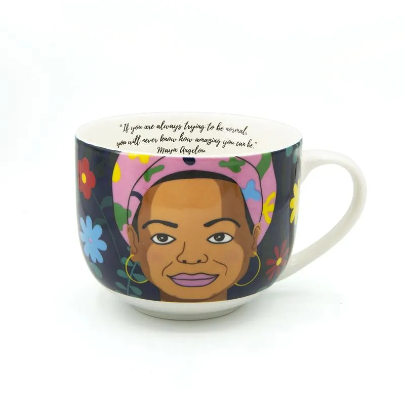 Inspiring Women Mugs: Frida Kahlo, Janis Joplin, & Maya Angelou