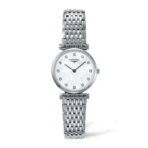 La Grande Classique de Longines 24mm Mother of Pearl Diamond Dot Dial Quartz Ladies Watch