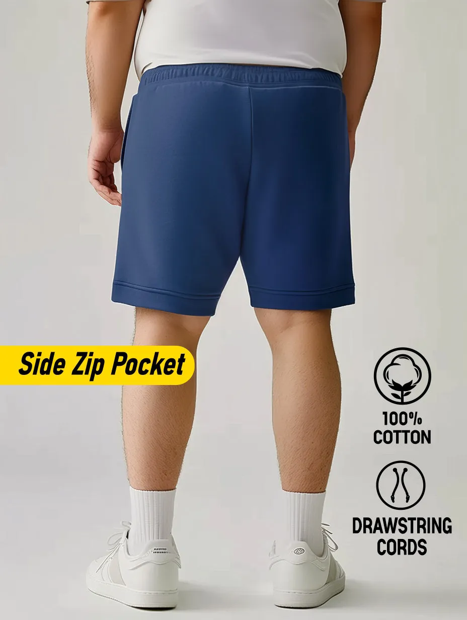 LA Los Angeles Cotton Plus Size Shorts