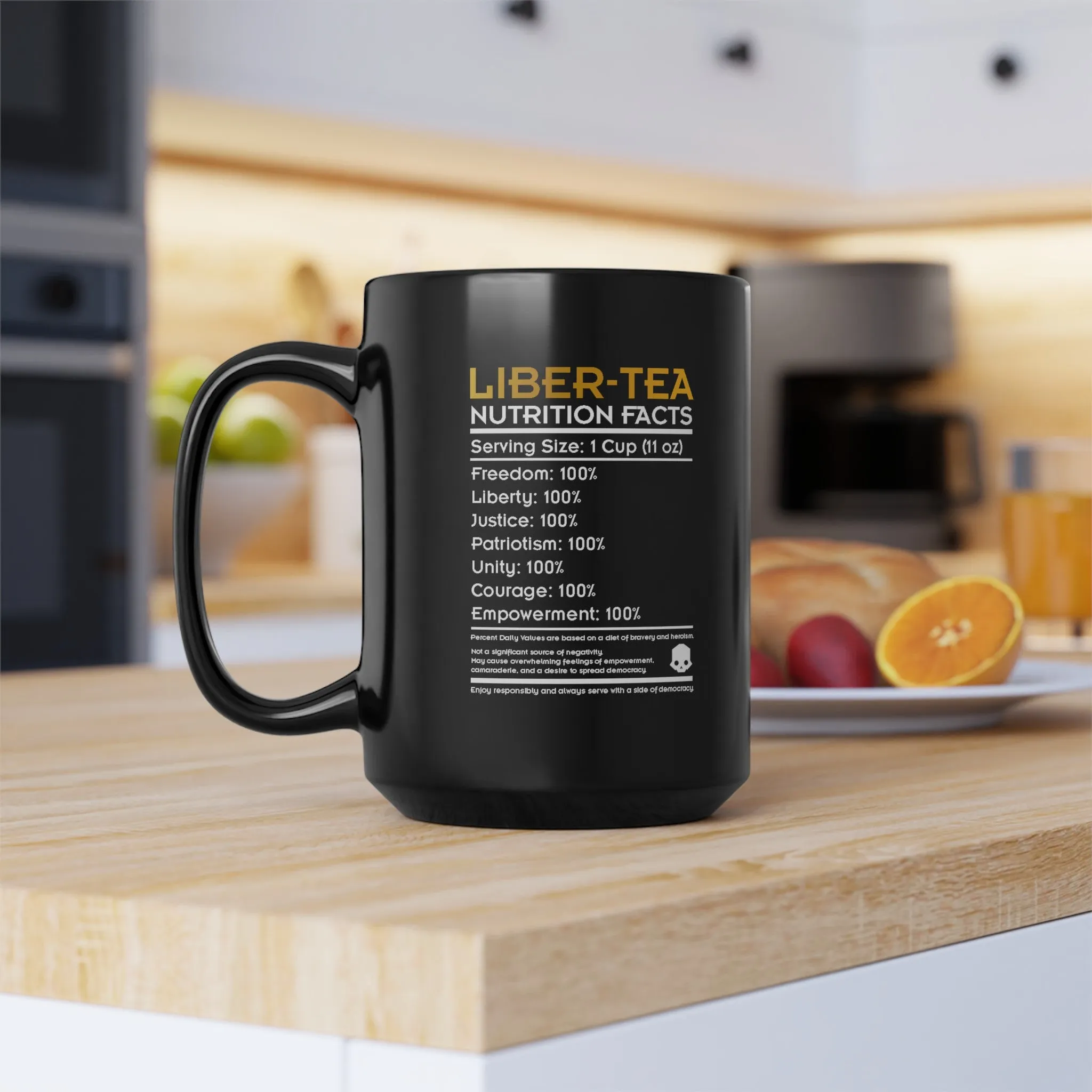 LIBER-TEA Helldivers 2 Black Mug (11oz, 15oz) Liberty Libertea Helldiver Gift For Him Gift For Her Birthday Christmas Valentine Mug