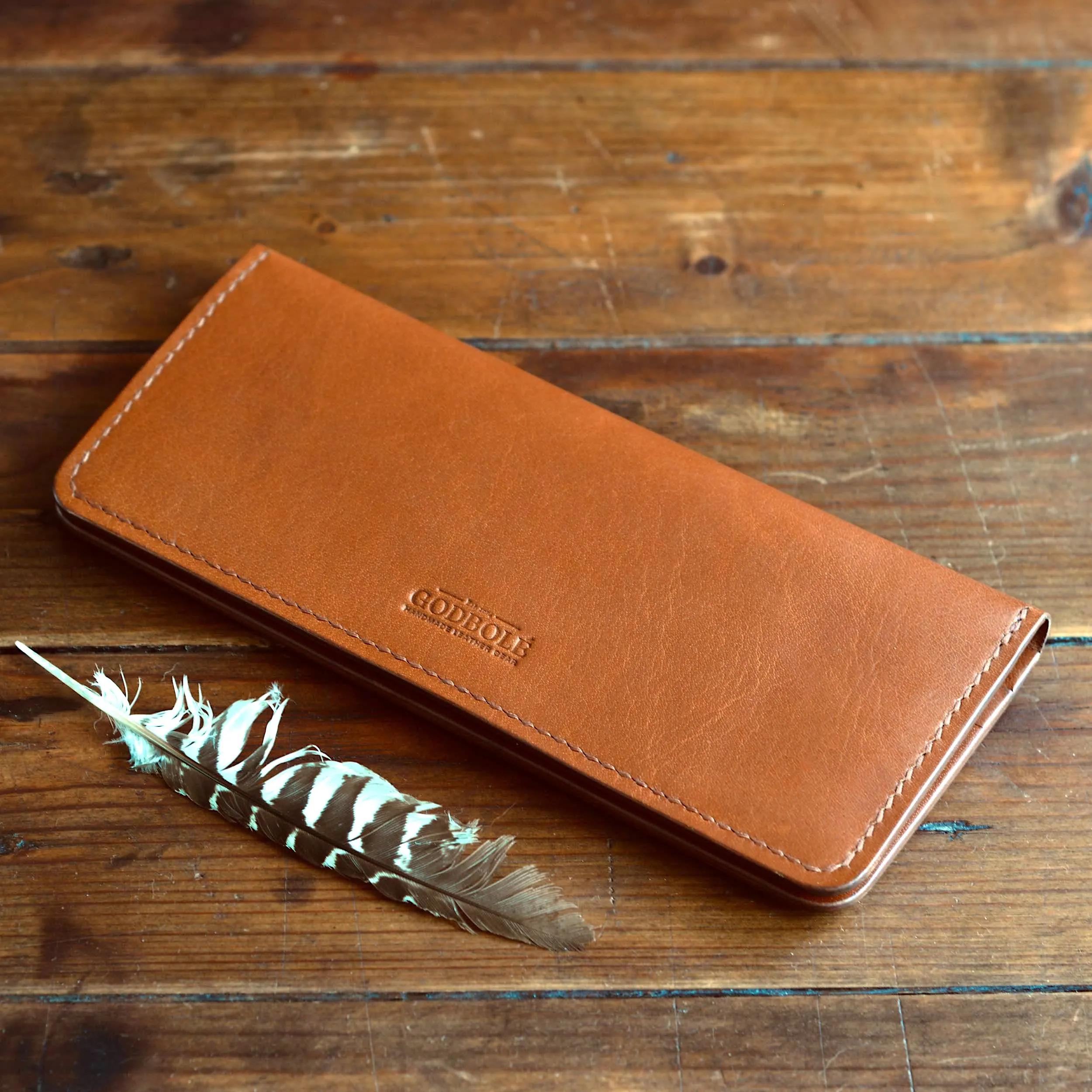 Long Bifold Wallet - Chestnut