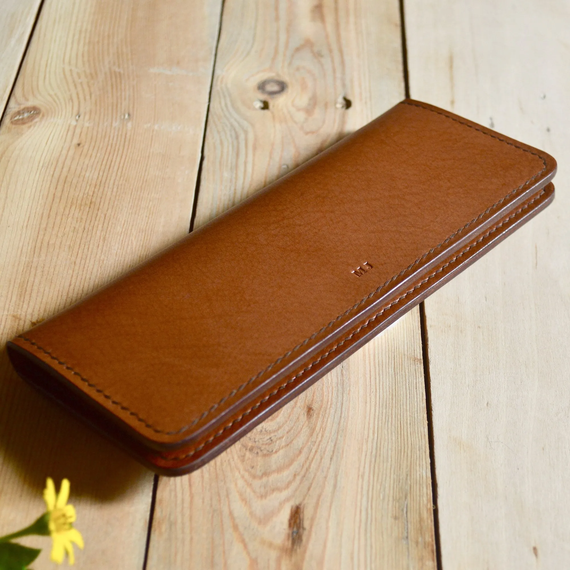 Long Bifold Wallet - Chestnut