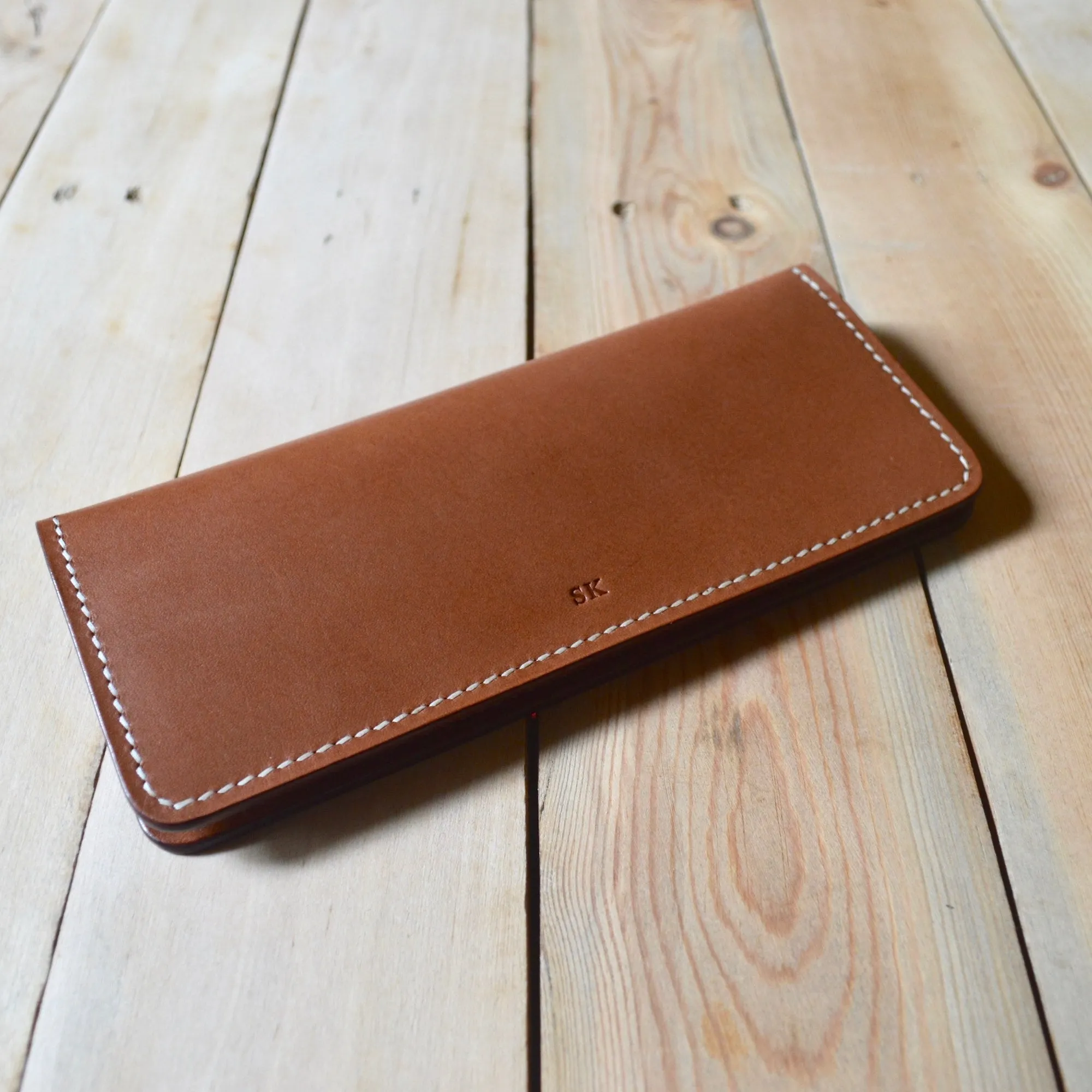 Long Bifold Wallet - Chestnut