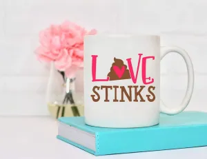 Love Stinks Valentine's Day Coffee Mug