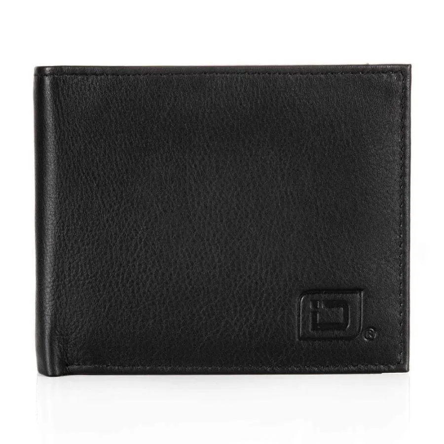 Mens RFID Wallet -  10 Slot Bifold Wallet with ID Window