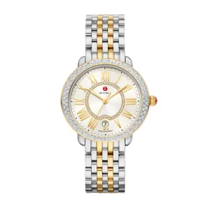 MICHELE Watches Serein Mid Diamond Sunray Dial Watch (36mm)