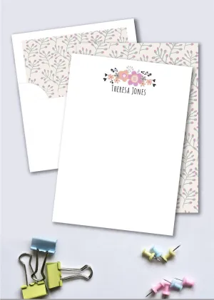 Morning Blooms Stationery Set