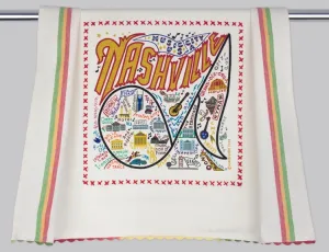 NASHVILLE DISH TOWEL BY CATSTUDIO