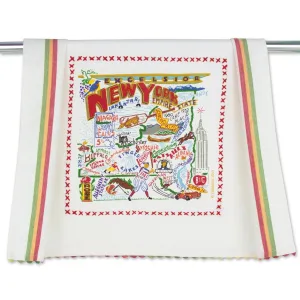 NEW YORK STATE DISH TOWEL BY CATSTUDIO