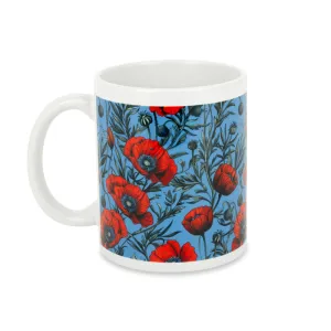 Ornate Poppies Mug