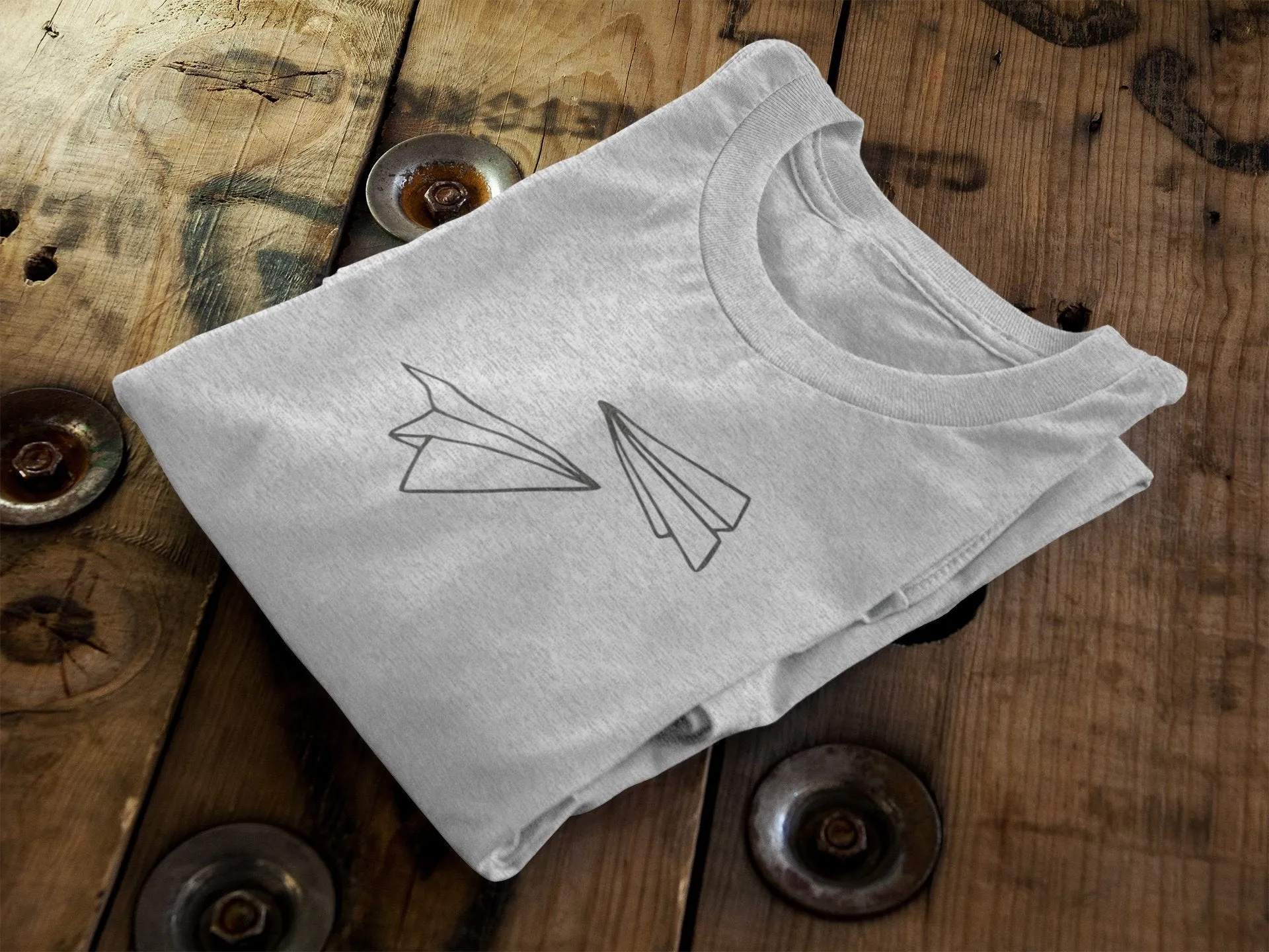 Paper Plane Funny Graphic Printed Unisex T-Shirt