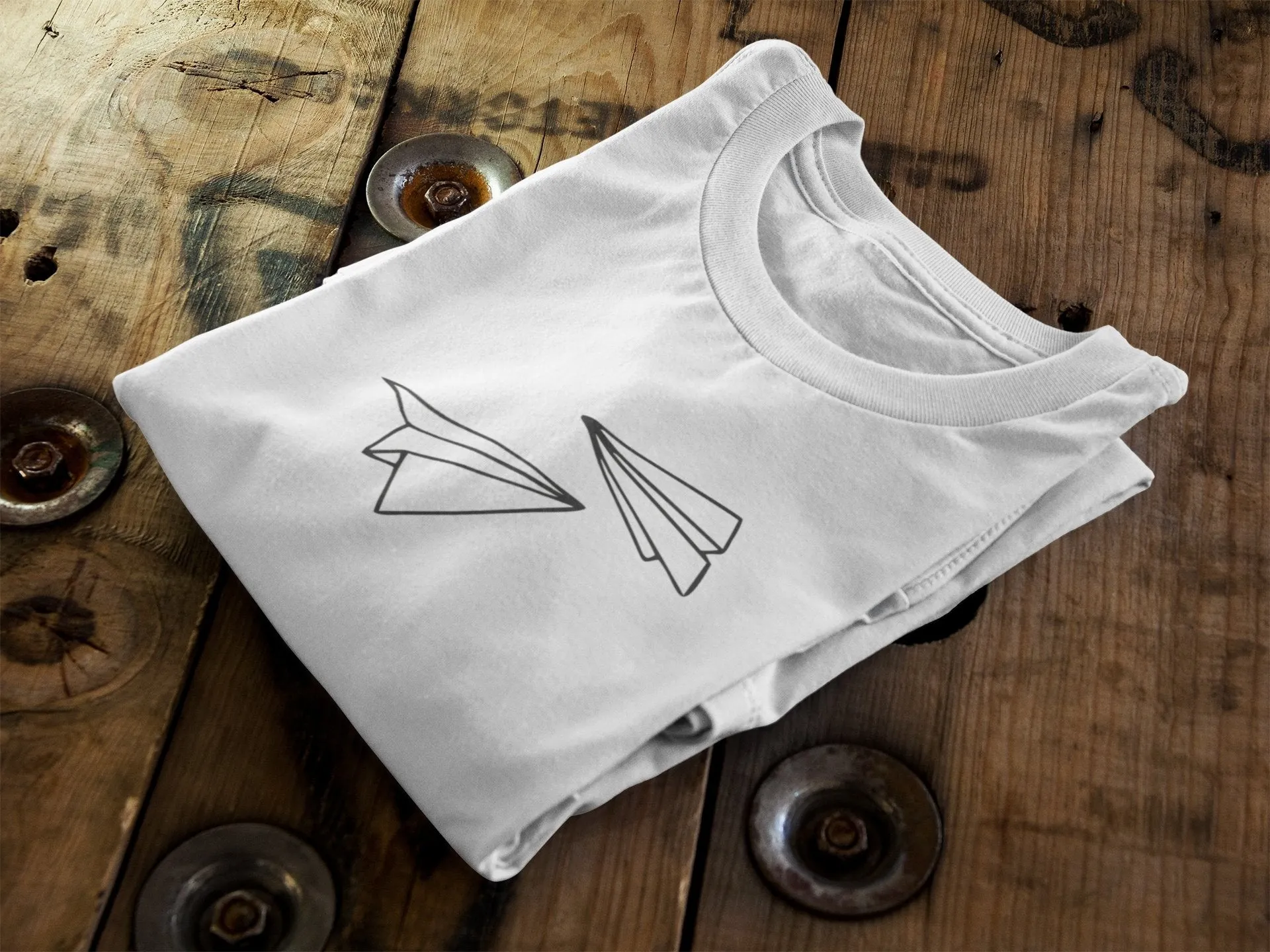 Paper Plane Funny Graphic Printed Unisex T-Shirt