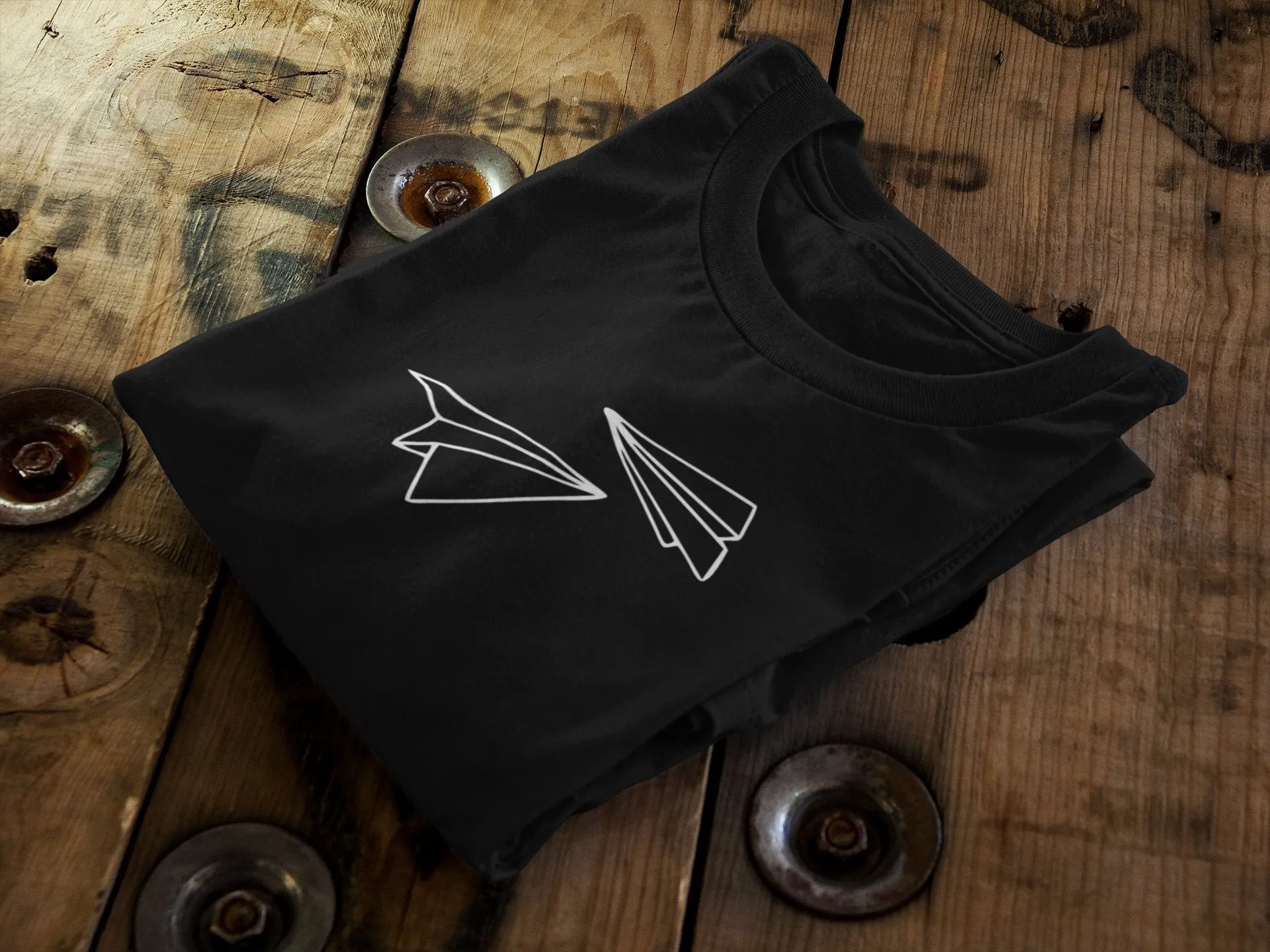 Paper Plane Funny Graphic Printed Unisex T-Shirt