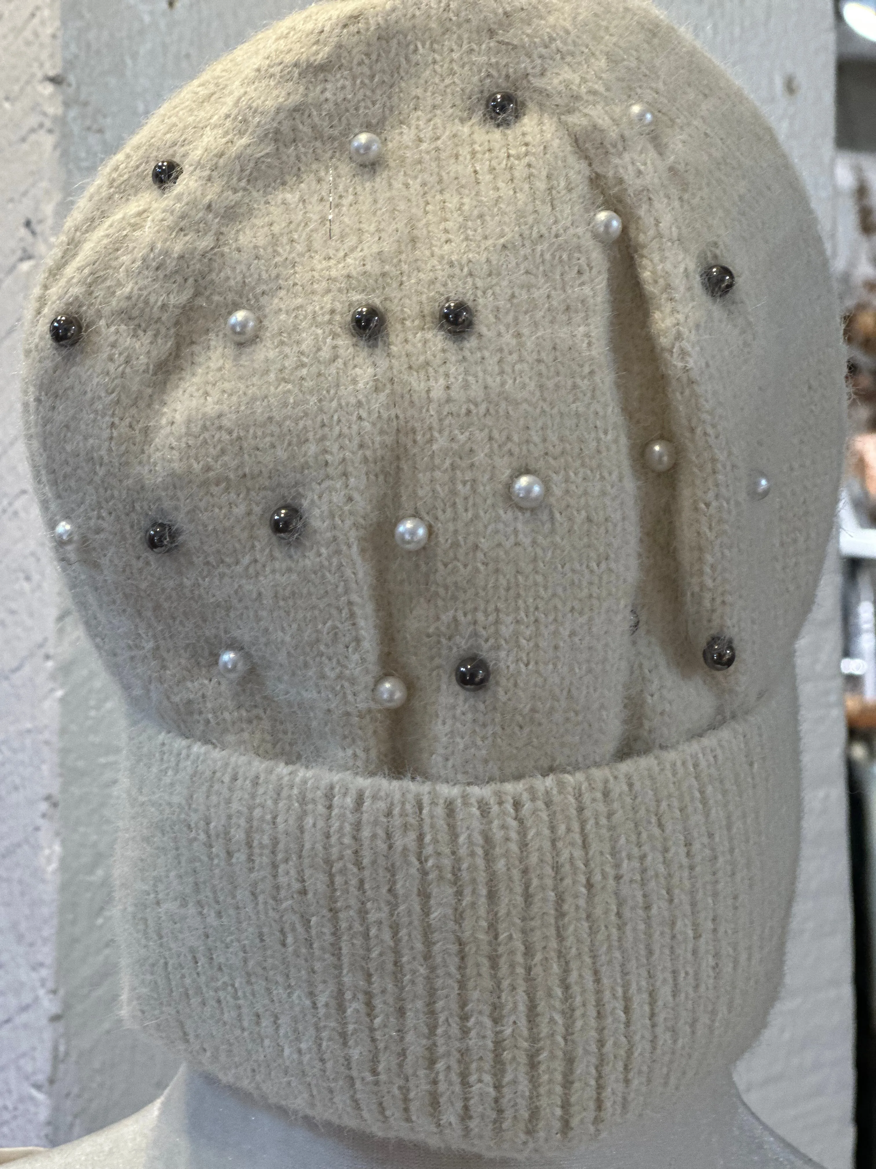 Pearl Beanie Fleece Lined