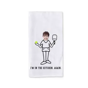 Personalized Kitchen Towel for the Pickleball Player